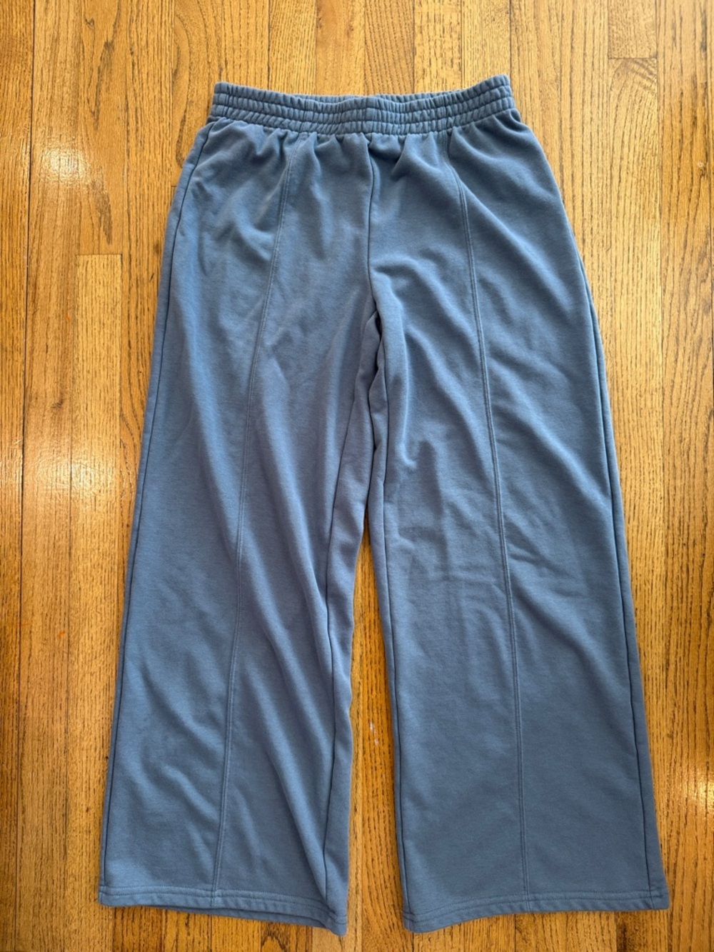 Happily Grey Slate Blue Elastic-Waist Lounge Pants Size Medium